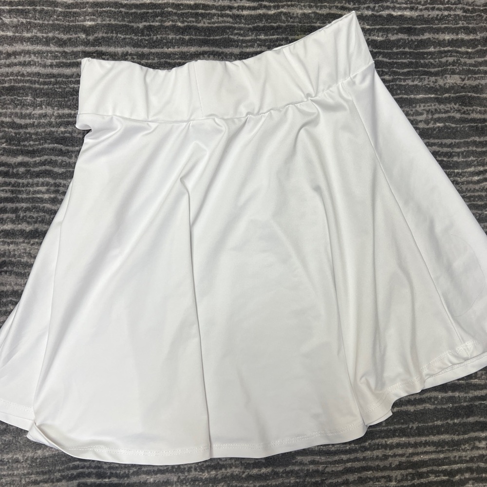 White skirt